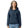 Blue Dusk - Side - Gildan Mens Midweight Soft Touch Hoodie
