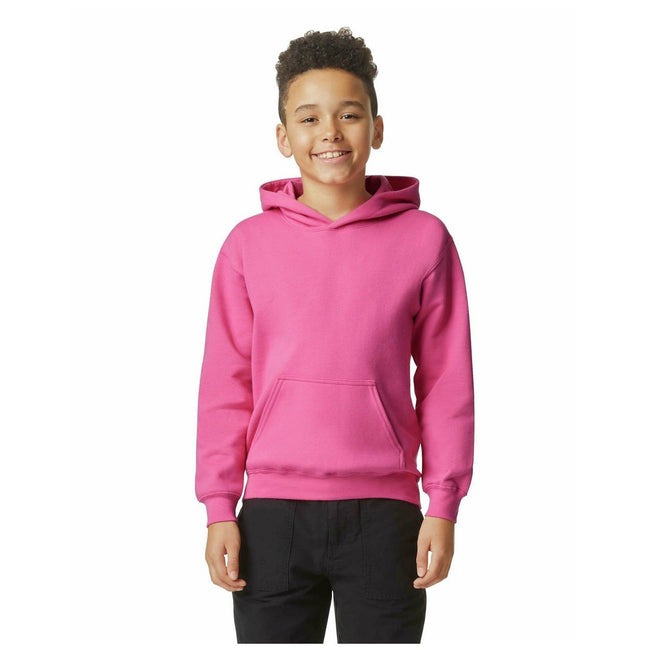 Pink Lemonade - Back - Gildan Childrens-Kids Soft Touch Midweight Hoodie