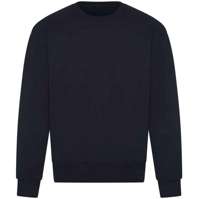 New French Navy - Front - Awdis Unisex Adult Signature Heavyweight Sweatshirt