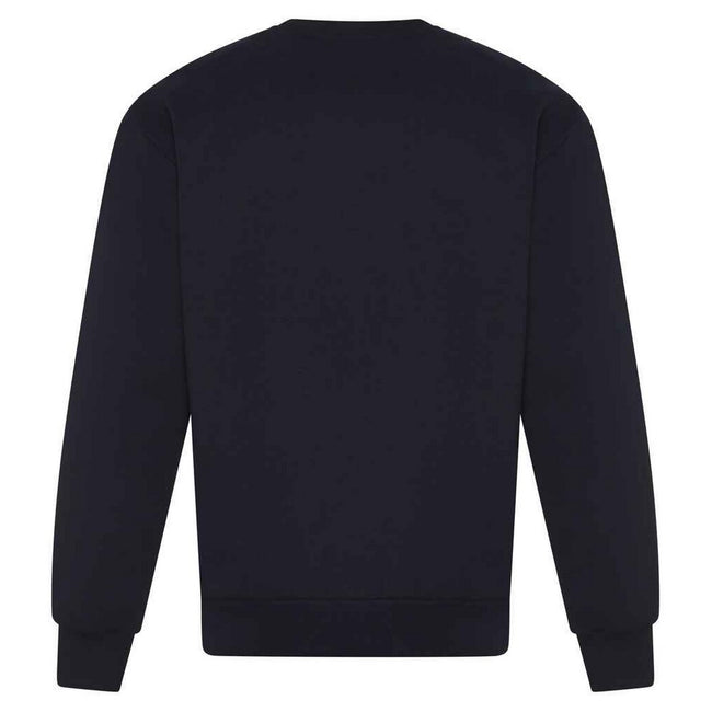 New French Navy - Back - Awdis Unisex Adult Signature Heavyweight Sweatshirt