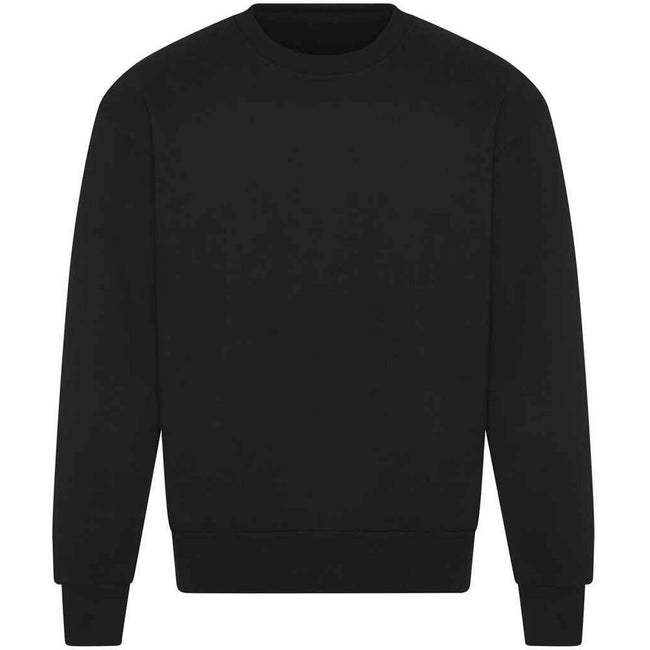 Deep Black - Front - Awdis Unisex Adult Signature Heavyweight Sweatshirt