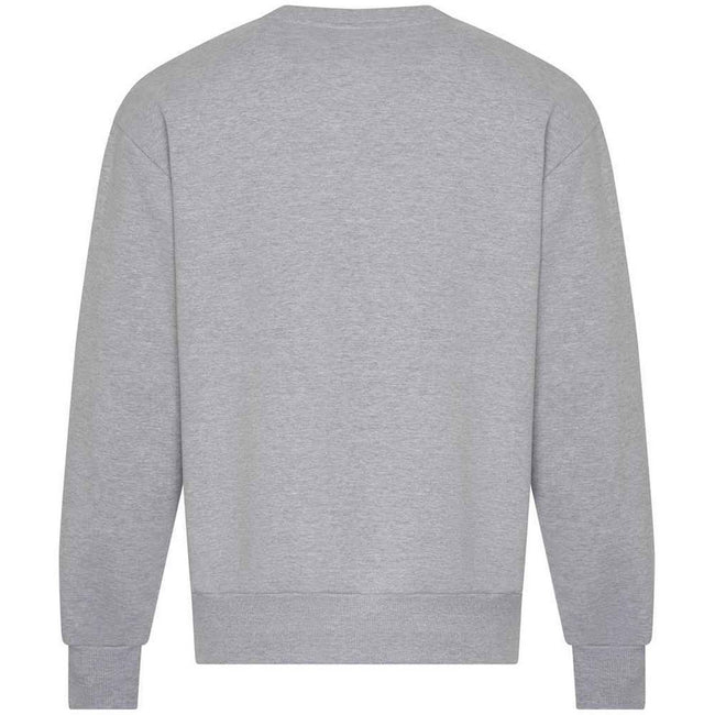 Heather Grey - Back - Awdis Unisex Adult Signature Heavyweight Sweatshirt