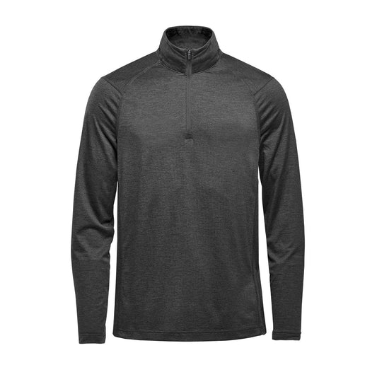 Charcoal-Heather - Front - Stormtech Mens Milano Zipped Pullover