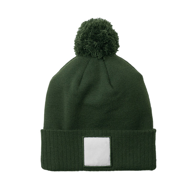 Olive Green - Back - Beechfield Unisex Adult Pom Pom Beanie