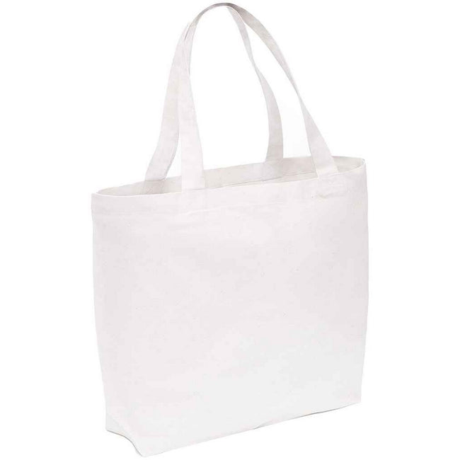 White - Back - Brand Lab Plain Oversized Tote Bag