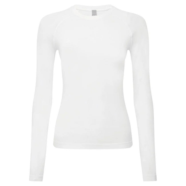 White - Front - Onna Womens-Ladies Unstoppable Fresh Underscrub Base Layer Top