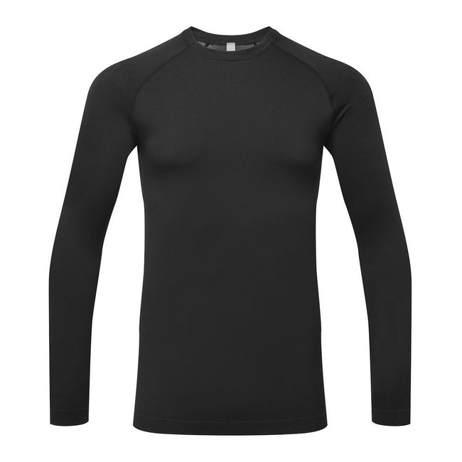 Black - Front - Onna Mens Unstoppable Fresh Underscrub Base Layer Top