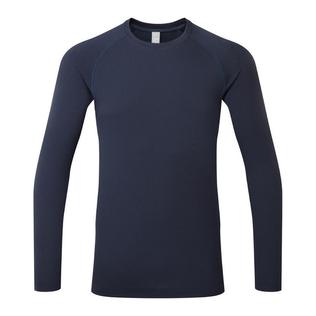 Heather Navy - Front - Onna Mens Unstoppable Fresh Underscrub Base Layer Top