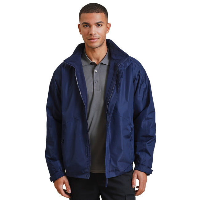 Navy - Back - Premier Unisex Adult Selsey Hydrochecker Waterproof Jacket