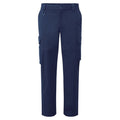 Navy - Front - Premium Unisex Adult Stretch Work Cargo Trousers