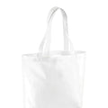 White - Back - Brand Lab Plain Organic Oversized Tote Bag
