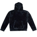 Black - Front - Brand Lab Unisex Adult Fluffy Fleece Hoodie
