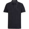 Deep Black - Front - NEOBLU Mens Polo Shirt