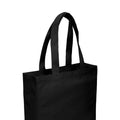 Black - Back - Brand Lab Everyday Square Canvas Tote Bag