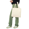 Natural - Back - Brand Lab Everyday Square Canvas Tote Bag