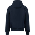New French Navy - Back - Awdis Unisex Adult Signature Heavyweight Full Zip Hoodie
