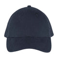 Navy - Front - Native Spirit 5 Panel Trucker Cap