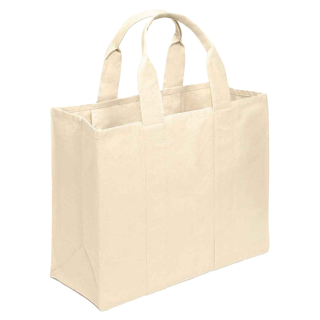 Natural-Natural - Front - Brand Lab Wrap Canvas Tote Bag