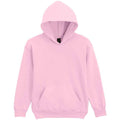 Light Pink - Front - Gildan Childrens-Kids Softstyle Midweight Hoodie