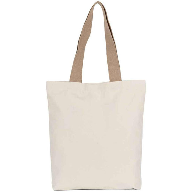 Ecume-Hemp - Front - Kimood Recycled Flat Base Tote Bag