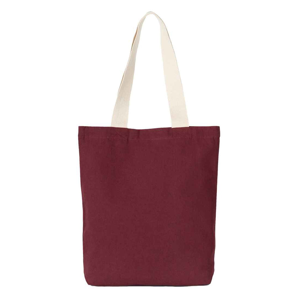 Rosewood-Ecume - Front - Kimood Recycled Flat Base Tote Bag