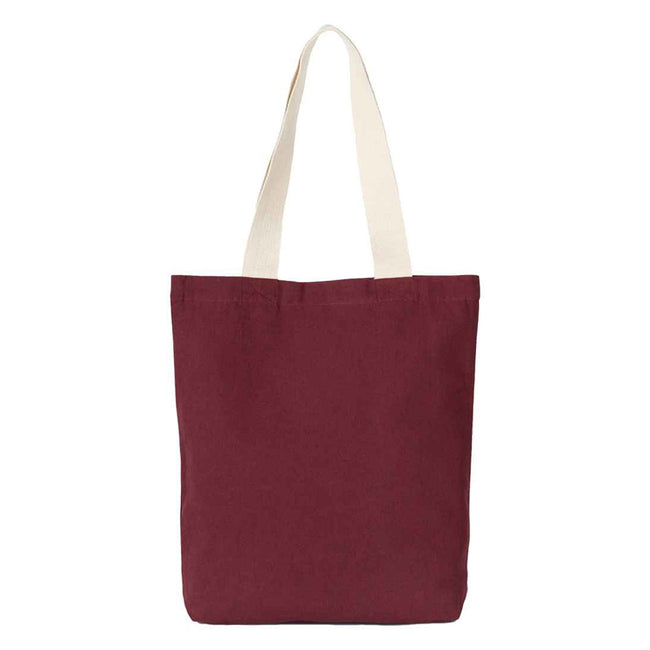 Rosewood-Ecume - Front - Kimood Recycled Flat Base Tote Bag