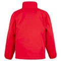Red - Back - Result Genuine Recycled Childrens-Kids Soft Shell Jacket
