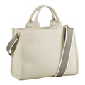 Natural - Front - Quadra Puerto Contrast Detail Tote Bag