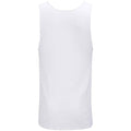White - Back - SOLS Mens Pablo Ribbed Tank Top
