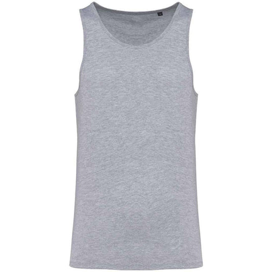 Oxford Grey - Front - Kariban Mens Eco Friendly Side Seams Tank Top