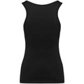 Black - Back - Kariban Womens-Ladies Plain Eco Friendly Tank Top
