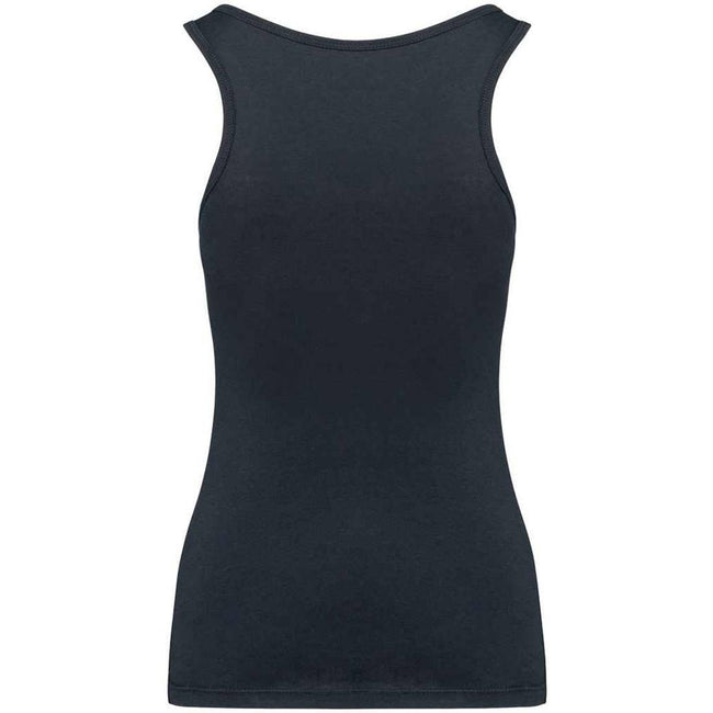 Navy - Back - Kariban Womens-Ladies Plain Eco Friendly Tank Top