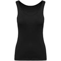 Black - Front - Kariban Womens-Ladies Plain Eco Friendly Tank Top