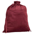 Ruby Red - Front - Bagbase Plain Velvet Gift Bag