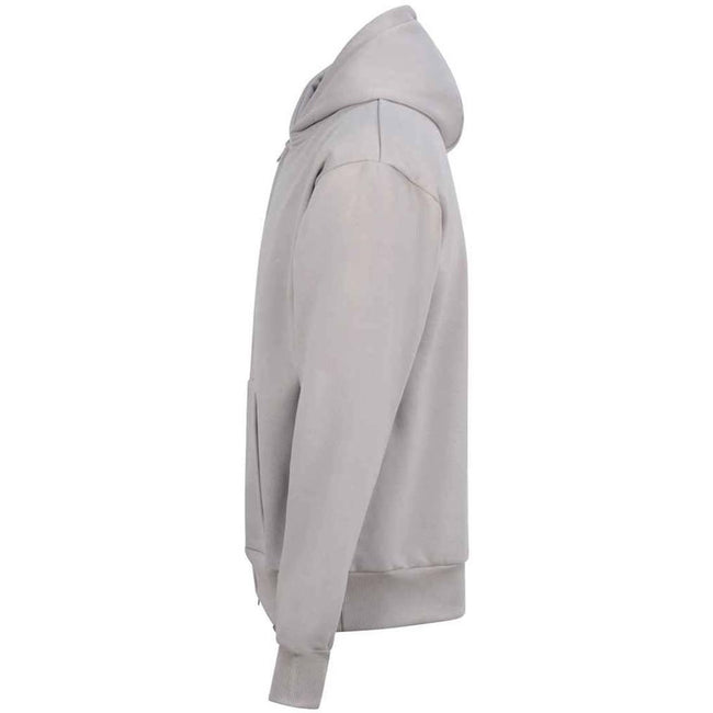 Natural Stone - Side - Awdis Unisex Adult Signature Heavyweight Oversized Full Zip Hoodie