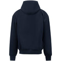 New French Navy - Back - Awdis Unisex Adult Signature Heavyweight Oversized Full Zip Hoodie