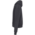 Solid Charcoal - Side - Awdis Unisex Adult Signature Heavyweight Oversized Full Zip Hoodie