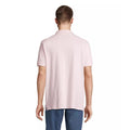 Pale Pink - Back - SOLS Unisex Adult Pacific Pique Twin Needle Stitch Polo Shirt