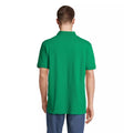 Kelly Green - Back - SOLS Unisex Adult Pacific Pique Twin Needle Stitch Polo Shirt