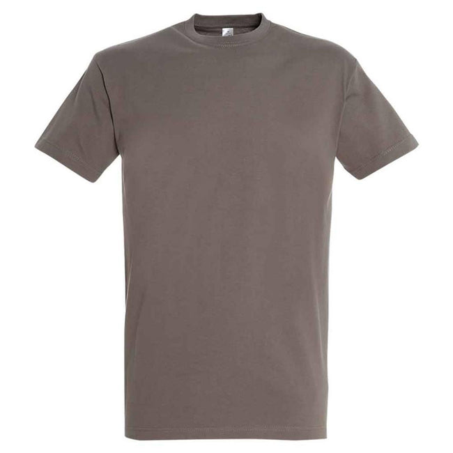 Zinc - Front - SOLS Unisex Adult Imperial Heavy T-Shirt
