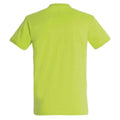 Apple Green - Back - SOLS Unisex Adult Imperial Heavy T-Shirt