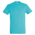 Atoll Blue - Front - SOLS Unisex Adult Imperial Heavy T-Shirt