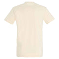 Cream - Back - SOLS Unisex Adult Imperial Heavy T-Shirt