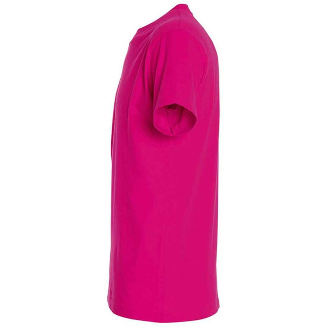 Fuchsia - Side - SOLS Unisex Adult Imperial Heavy T-Shirt