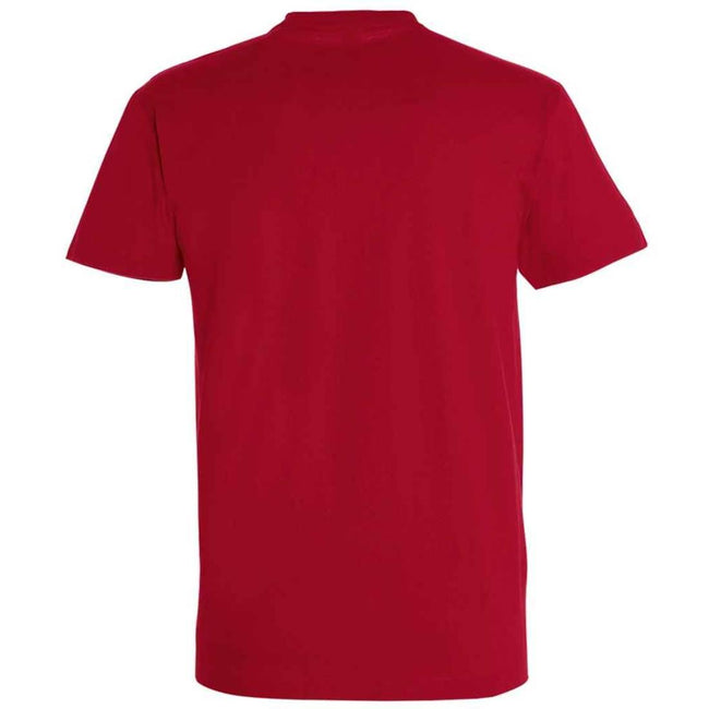 Tango Red - Back - SOLS Unisex Adult Imperial Heavy T-Shirt