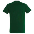 Bottle Green - Back - SOLS Unisex Adult Imperial Heavy T-Shirt