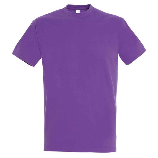 Light Purple - Front - SOLS Unisex Adult Imperial Heavy T-Shirt