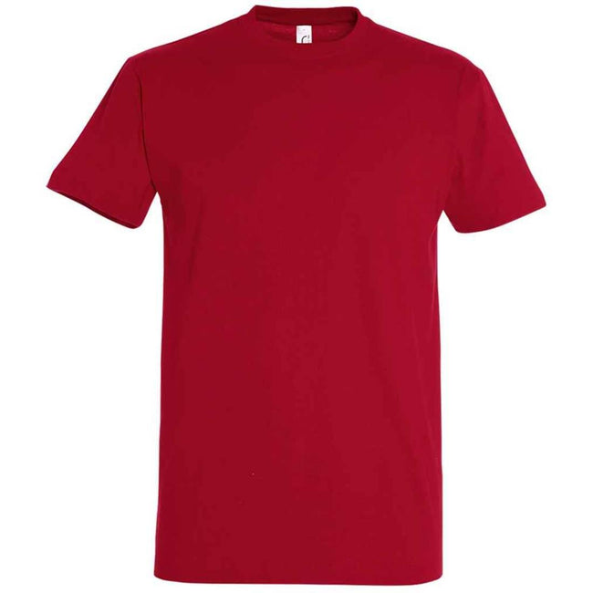 Tango Red - Front - SOLS Unisex Adult Imperial Heavy T-Shirt