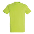 Apple Green - Front - SOLS Unisex Adult Imperial Heavy T-Shirt