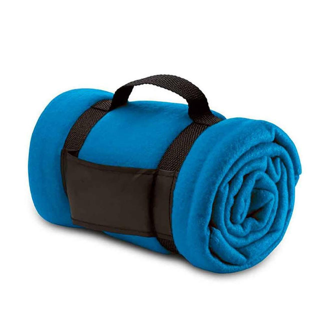 Royal Blue - Front - SOLS Stavenger Fleece Plaid Blanket